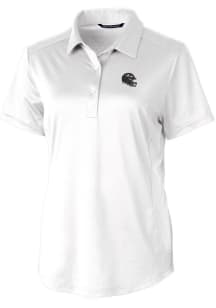 Cutter and Buck Baltimore Ravens Womens White Prospect Short Sleeve Polo Shirt