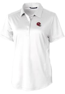 Cutter and Buck Kansas City Chiefs Womens White Prospect Short Sleeve Polo Shirt