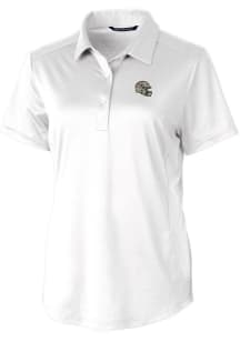 Cutter and Buck New Orleans Saints Womens White Prospect Short Sleeve Polo Shirt
