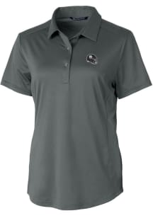 Cutter and Buck Pittsburgh Steelers Womens Grey Prospect Short Sleeve Polo Shirt