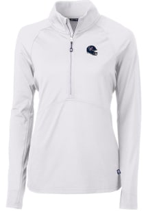 Cutter and Buck Houston Texans Womens White Adapt Eco 1/4 Zip Pullover