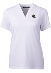 Cutter and Buck Jacksonville Jaguars Womens White Forge Short Sleeve T-Shirt