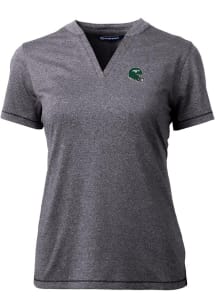 Cutter and Buck New York Jets Womens Charcoal Forge Short Sleeve T-Shirt