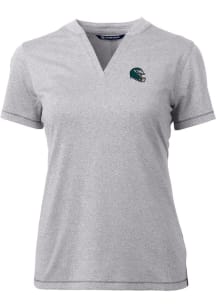 Cutter and Buck Philadelphia Eagles Womens Grey Forge Short Sleeve T-Shirt