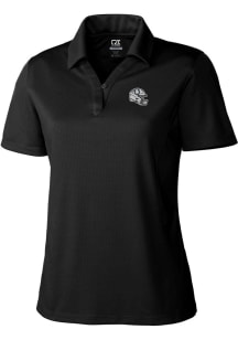 Cutter and Buck Indianapolis Colts Womens Black Drytec Genre Short Sleeve Polo Shirt