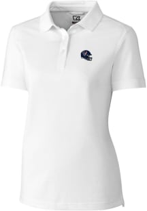Cutter and Buck Houston Texans Womens White Advantage Short Sleeve Polo Shirt