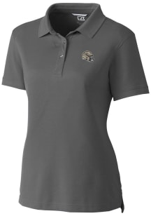 Cutter and Buck New Orleans Saints Womens Grey Advantage Short Sleeve Polo Shirt