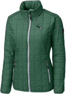 Cutter and Buck New York Jets Womens Green Rainier PrimaLoft Filled Jacket