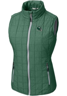 Cutter and Buck New York Jets Womens Green Rainier PrimaLoft Vest