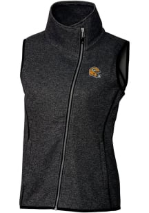 Cutter and Buck Green Bay Packers Womens Charcoal Mainsail Vest