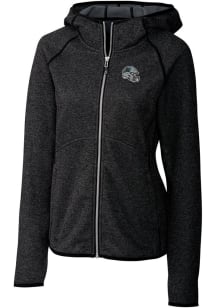 Cutter and Buck Carolina Panthers Womens Charcoal Mainsail Medium Weight Jacket