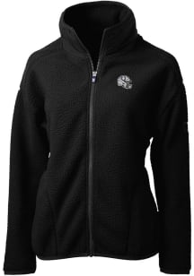 Cutter and Buck Indianapolis Colts Womens Black Helmet Cascade Sherpa Long Sleeve Full Zip Jacke..