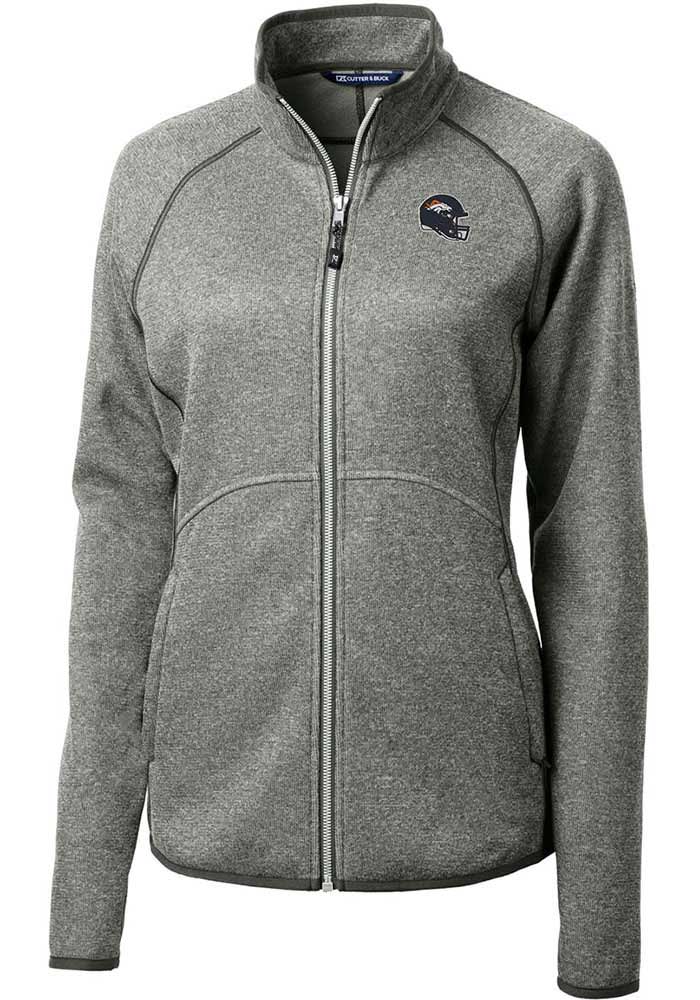 Denver Broncos Cutter and Buck Womens Grey Mainsail Light Weight Jacket