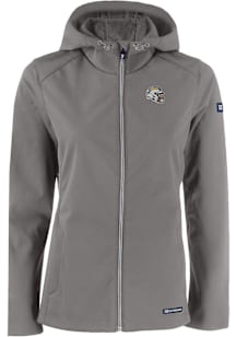 Cutter and Buck Los Angeles Chargers Womens Grey Helmet Evoke Light Weight Jacket