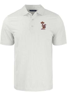 Cutter and Buck Minnesota Golden Gophers Mens White Pike Symmetry Vault Big and Tall Polos Shirt