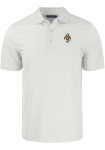 Cutter and Buck Tennessee Volunteers White Pike Symmetry Vault Big and Tall Polo