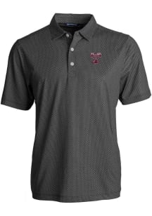 Cutter and Buck Texas A&amp;M Aggies Black Pike Symmetry Vault Big and Tall Polo