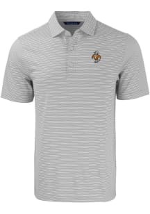 Cutter and Buck Tennessee Volunteers Grey Forge Double Stripe Vault Big and Tall Polo