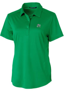 Cutter and Buck Notre Dame Fighting Irish Womens Kelly Green Prospect Short Sleeve Polo Shirt