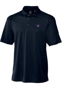 Cutter and Buck Tennessee Titans Mens Navy Blue Drytec Genre Big and Tall Polos Shirt