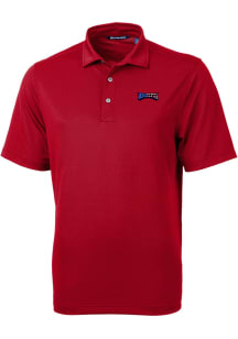 Cutter and Buck Philadelphia Eagles Red Americana Virtue Eco Pique Big and Tall Polo
