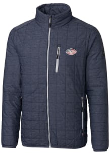 Cutter and Buck New York Jets Mens Grey Americana Rainier PrimaLoft Big and Tall Lined Jacket