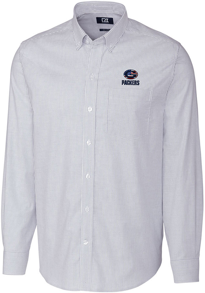 packers dress shirt Packers Men's Tending Dress Shirt - Green