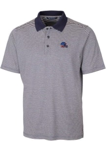 Cutter and Buck Cleveland Browns Mens Navy Blue Forge Short Sleeve Polo