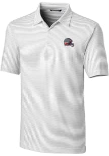 Cutter and Buck Cleveland Browns Mens White Forge Short Sleeve Polo