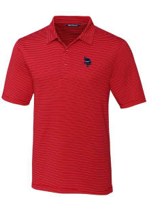 Cutter and Buck Minnesota Vikings Mens Red Forge Short Sleeve Polo