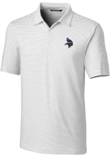 Cutter and Buck Minnesota Vikings Mens White Forge Short Sleeve Polo