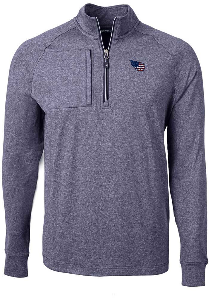 Tennessee Titans Classic Men's 47 Brand Cadet Blue Pullover Long Sleeve Shirt - Small