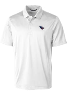 Cutter and Buck Tennessee Titans Mens White Prospect Short Sleeve Polo