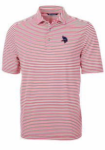 Cutter and Buck Minnesota Vikings Mens Red Virtue Eco Pique Short Sleeve Polo