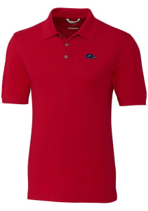 Cutter and Buck Baltimore Ravens Mens Red Americana Advantage Short Sleeve Polo