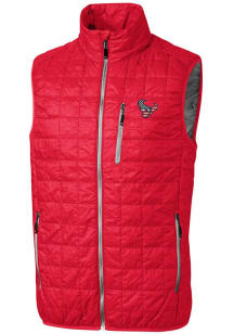 Cutter and Buck Houston Texans Mens Red Rainier PrimaLoft Sleeveless Jacket