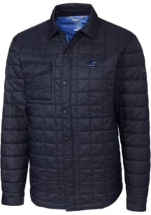 Cutter and Buck Miami Dolphins Mens Navy Blue Rainier PrimaLoft Outerwear Lined Jacket