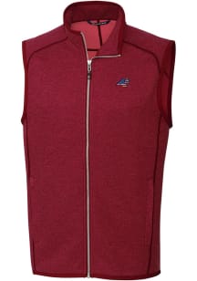 Cutter and Buck Carolina Panthers Mens Red Mainsail Sleeveless Jacket