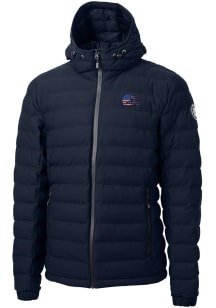 Cutter and Buck Cleveland Browns Mens Navy Blue Mission Ridge Repreve Filled Jacket