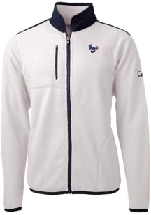 Cutter and Buck Houston Texans Mens White Americana Cascade Sherpa Light Weight Jacket