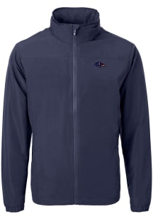 Cutter and Buck Baltimore Ravens Mens Navy Blue Charter Eco Light Weight Jacket