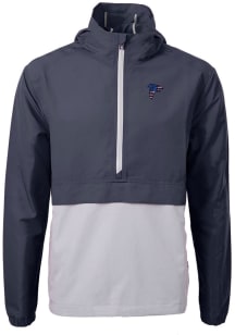 Cutter and Buck Atlanta Falcons Mens Navy Blue Charter Eco Pullover Jackets