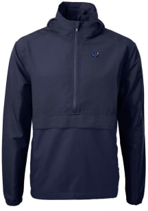 Cutter and Buck Cincinnati Bengals Mens Navy Blue Charter Eco Pullover Jackets