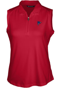 Cutter and Buck Atlanta Falcons Womens Red Americana Forge Polo Shirt