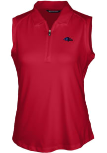 Cutter and Buck Baltimore Ravens Womens Red Forge Polo Shirt