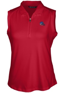 Cutter and Buck Cleveland Browns Womens Red Forge Polo Shirt