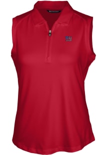Cutter and Buck New York Giants Womens Red Forge Polo Shirt