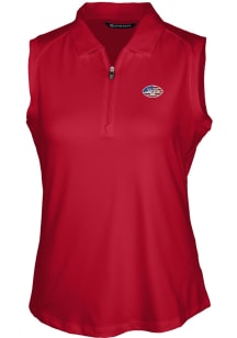 Cutter and Buck New York Jets Womens Red Forge Polo Shirt