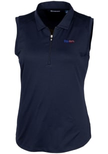Cutter and Buck Pittsburgh Steelers Womens Navy Blue Forge Polo Shirt