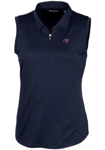 Cutter and Buck Tampa Bay Buccaneers Womens Navy Blue Forge Polo Shirt